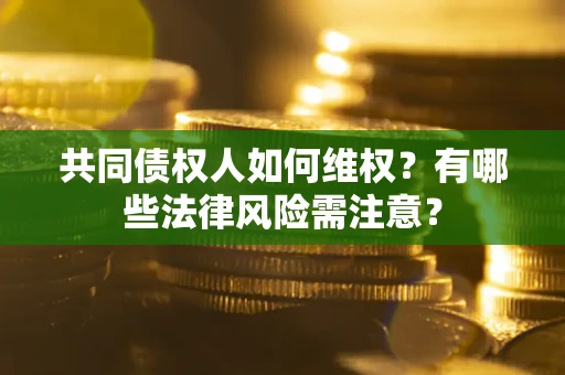 北京共同债权人如何维权？有哪些法律风险需注意？