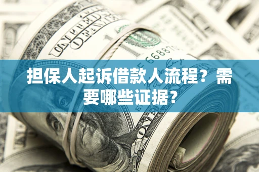 北京担保人起诉借款人流程？需要哪些证据？